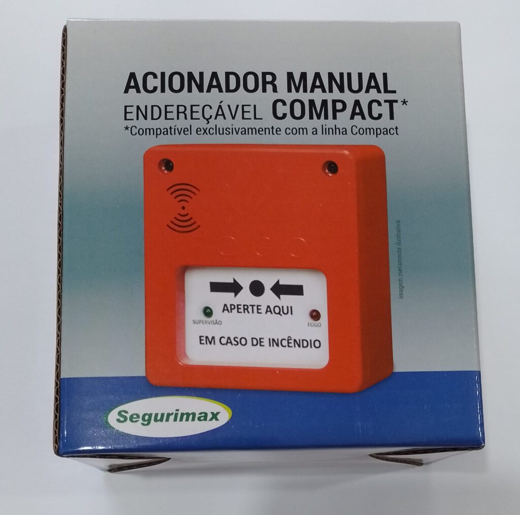 ACIONADOR MANUAL ENDEREÇÁVEL COMPACT - 31231 SEGURIMAX | Segurança e ...