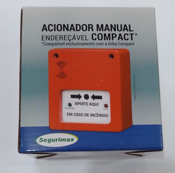 ACIONADOR MANUAL ENDEREÇÁVEL COMPACT - 31231 SEGURIMAX